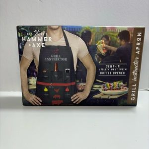 Hammer &‎ Axe Grill Instructor Apron - Utility Belt  NEW